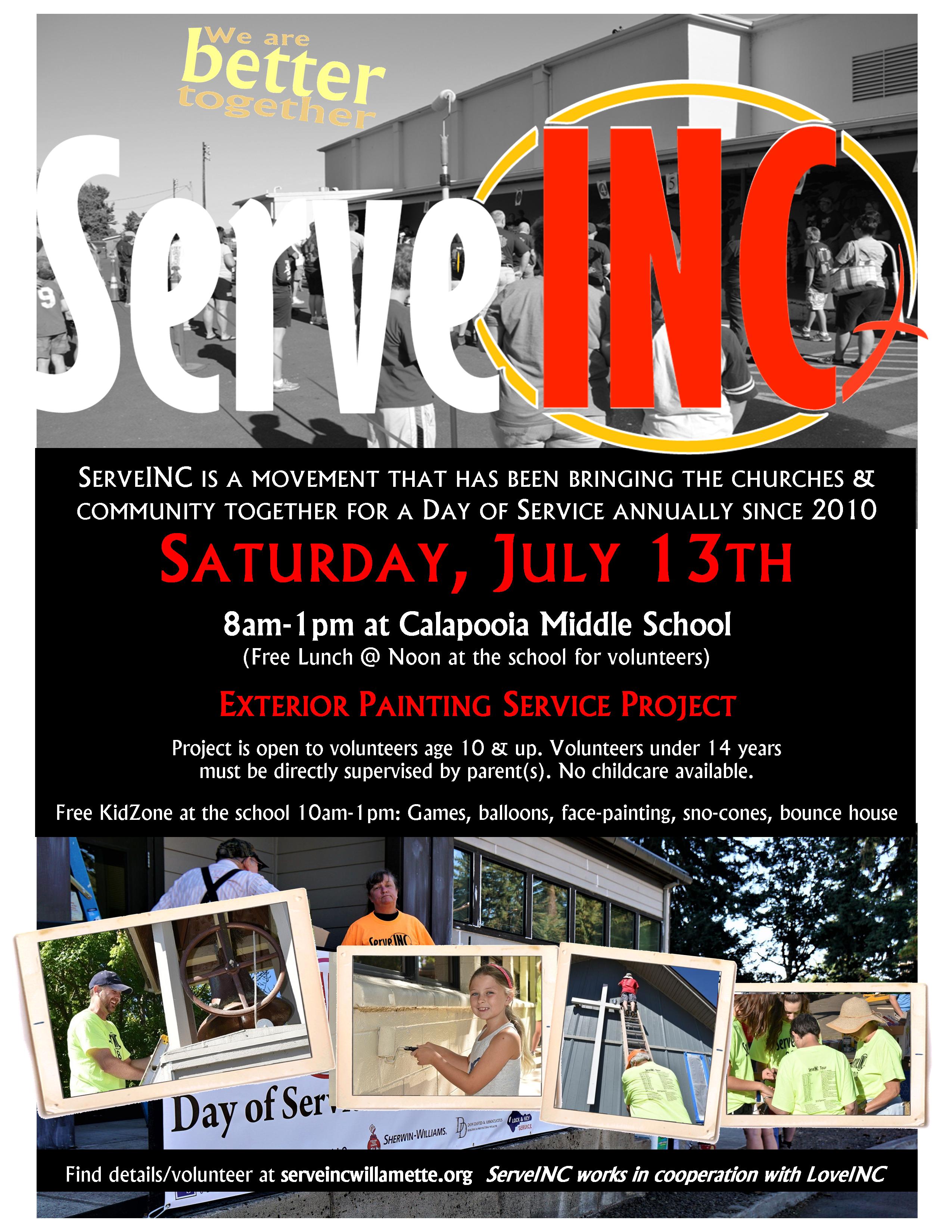 ServeInc 2019 Albany flyer